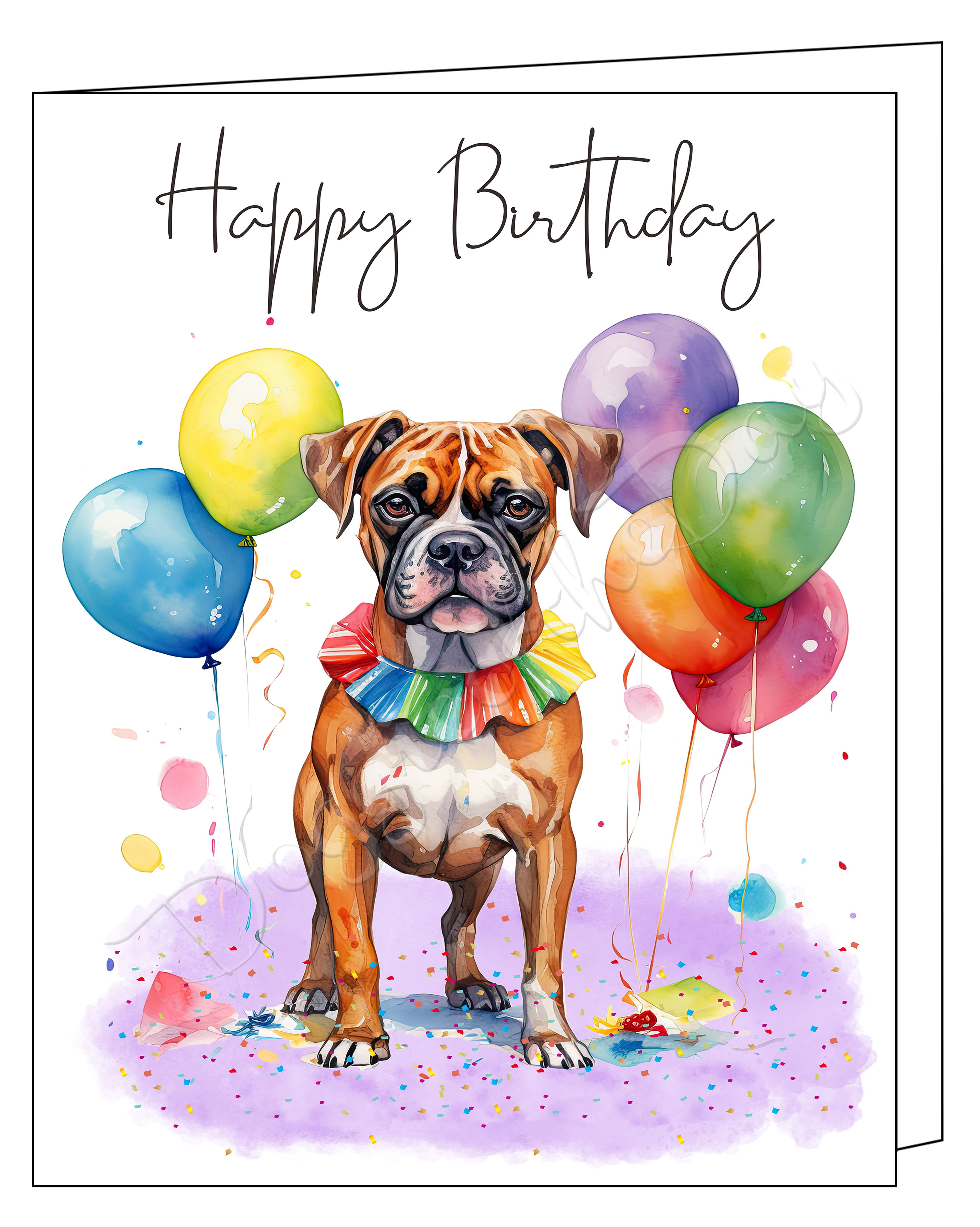 Cute Dogs Happy Birthday Greeting Cards and Note Cards with Envelopes NWT