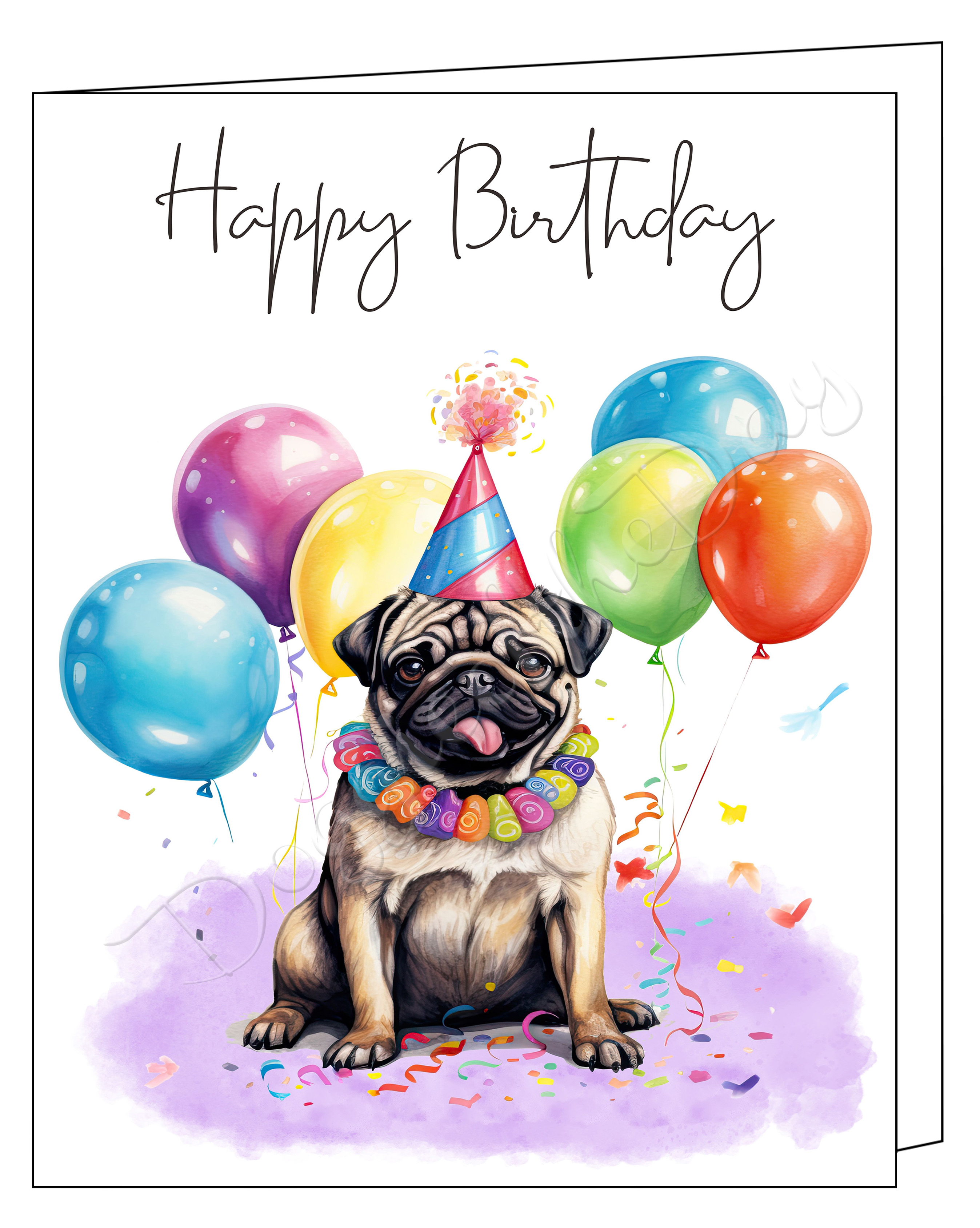 Dog Lover’s Happy Birthday Cards – Fun & Whimsical Designs with Envelopes NWT