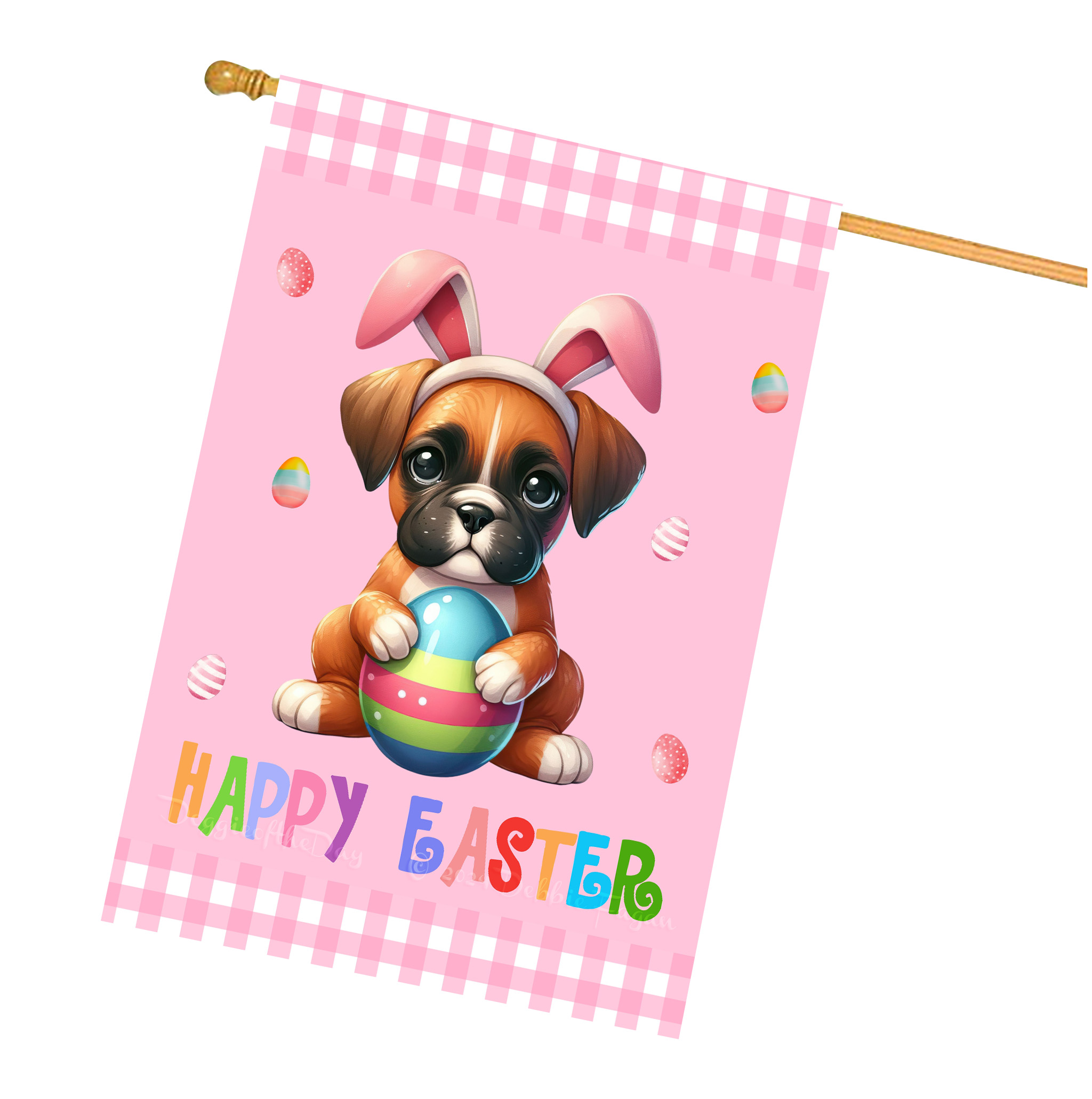Ostern Hundehaus Flagge doppelseitig 28""x40"" viele Designs neu mit Etikett - Bild 8 von 32