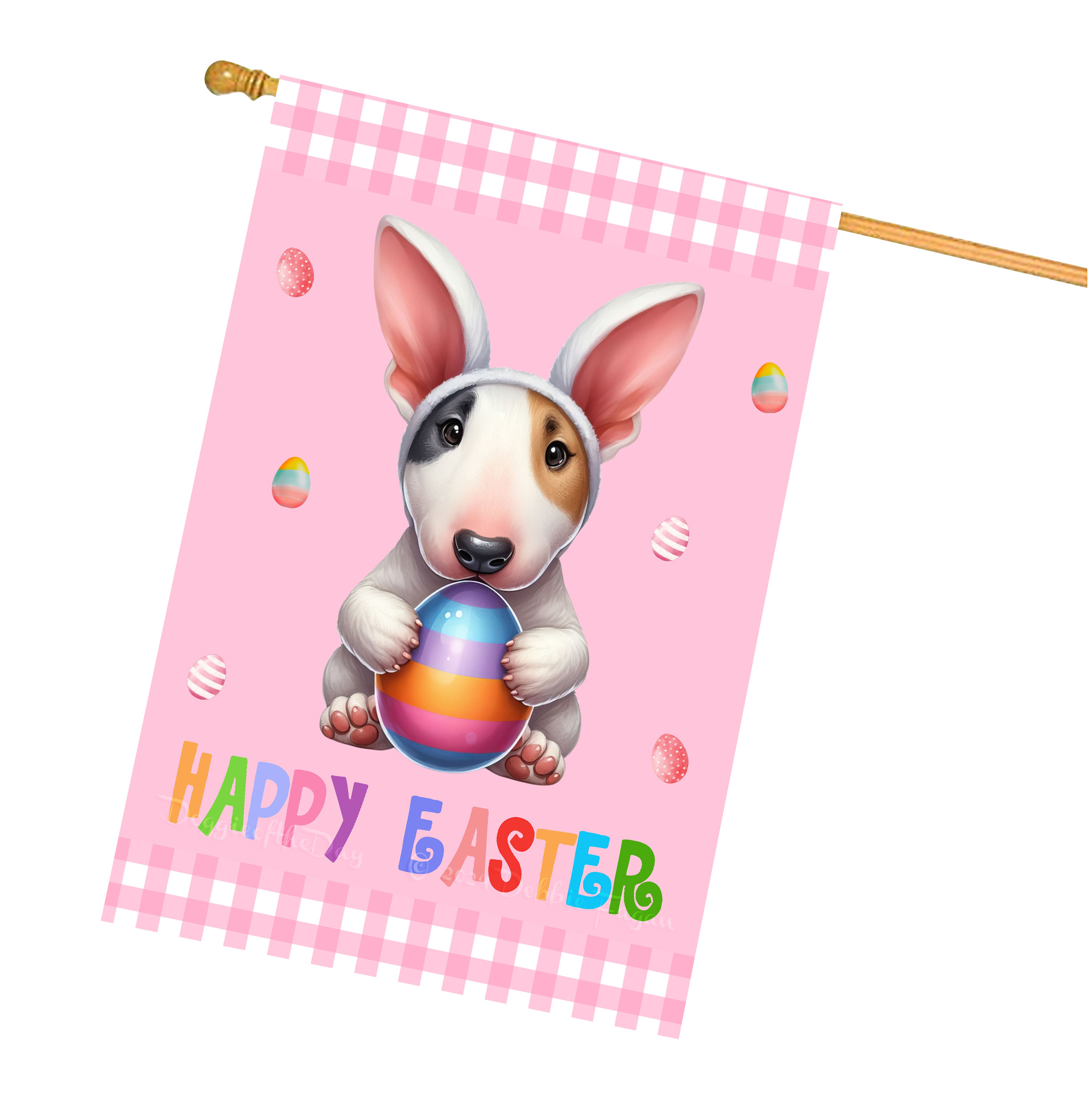 Ostern Hundehaus Flagge doppelseitig 28""x40"" viele Designs neu mit Etikett - Bild 9 von 32