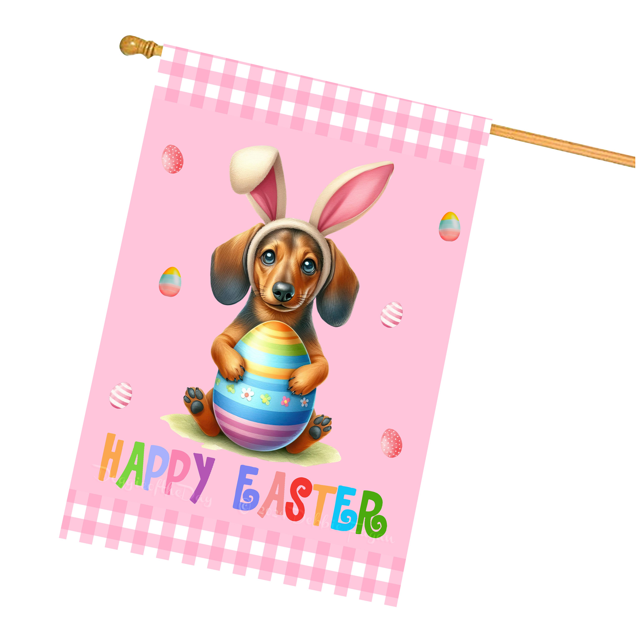 Ostern Hundehaus Flagge doppelseitig 28""x40"" viele Designs neu mit Etikett - Bild 14 von 32