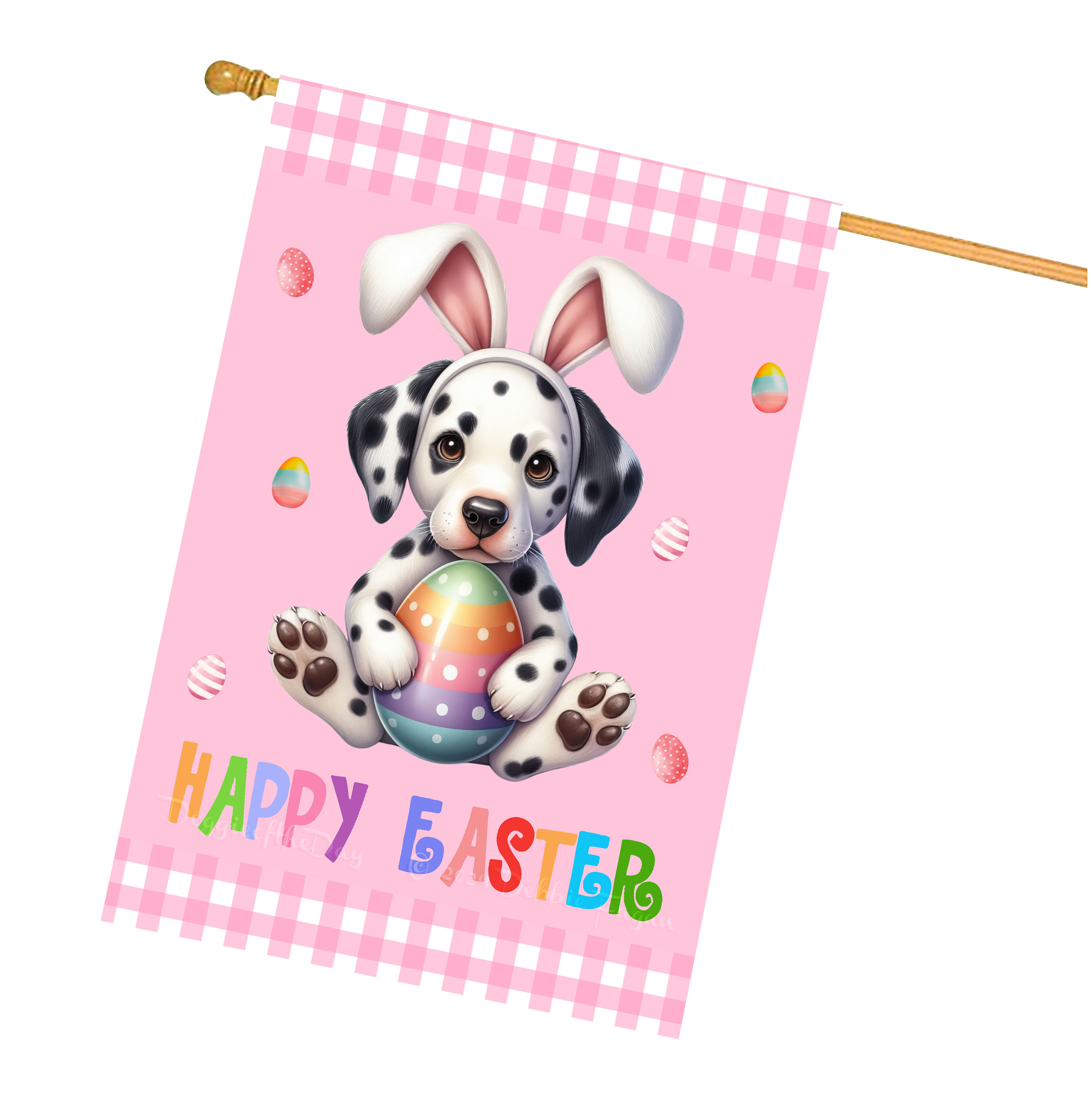 Ostern Hundehaus Flagge doppelseitig 28""x40"" viele Designs neu mit Etikett - Bild 16 von 32