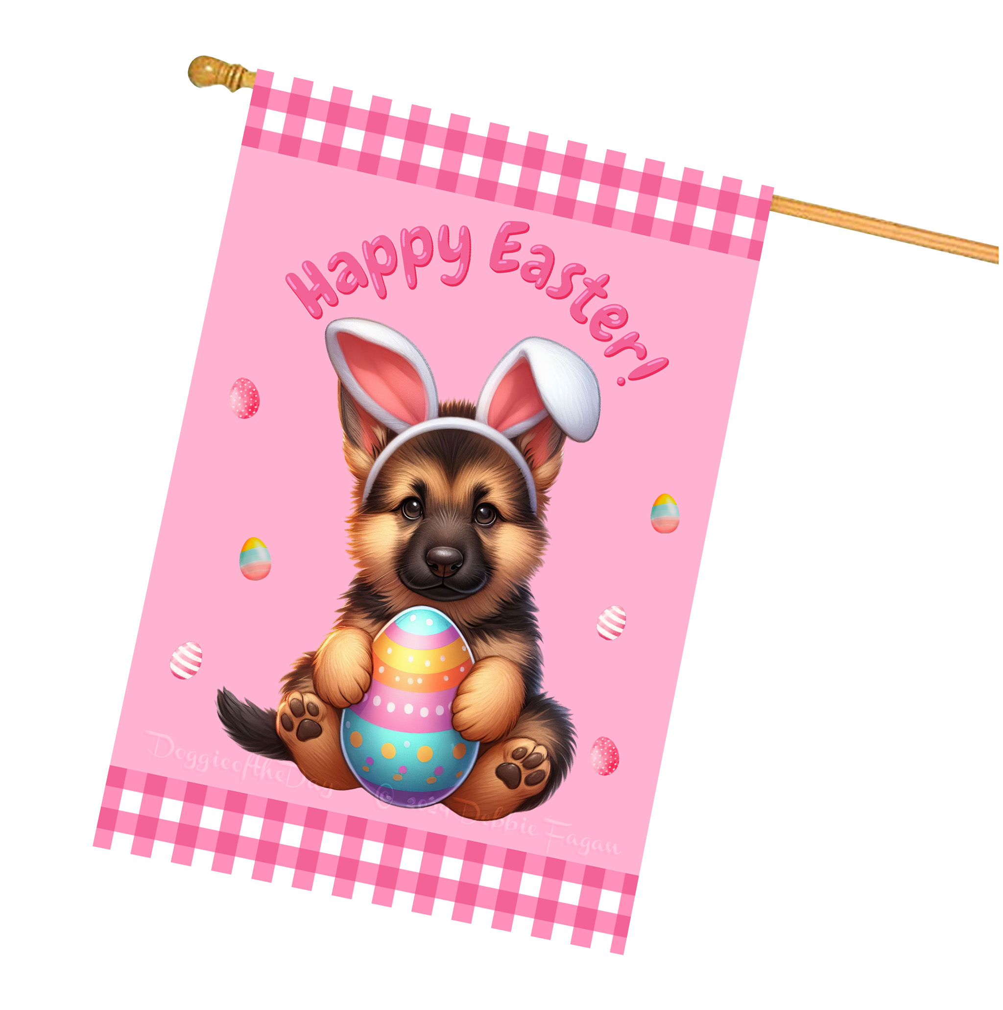 Ostern Hundehaus Flagge doppelseitig 28""x40"" viele Designs neu mit Etikett - Bild 19 von 32