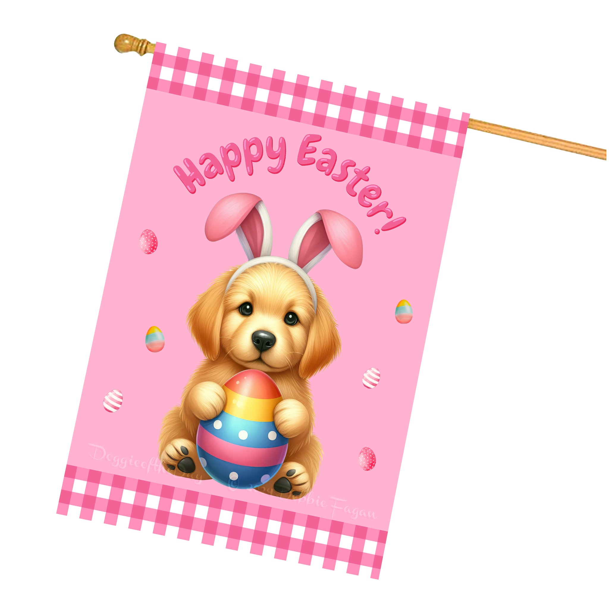 Ostern Hundehaus Flagge doppelseitig 28""x40"" viele Designs neu mit Etikett - Bild 20 von 32