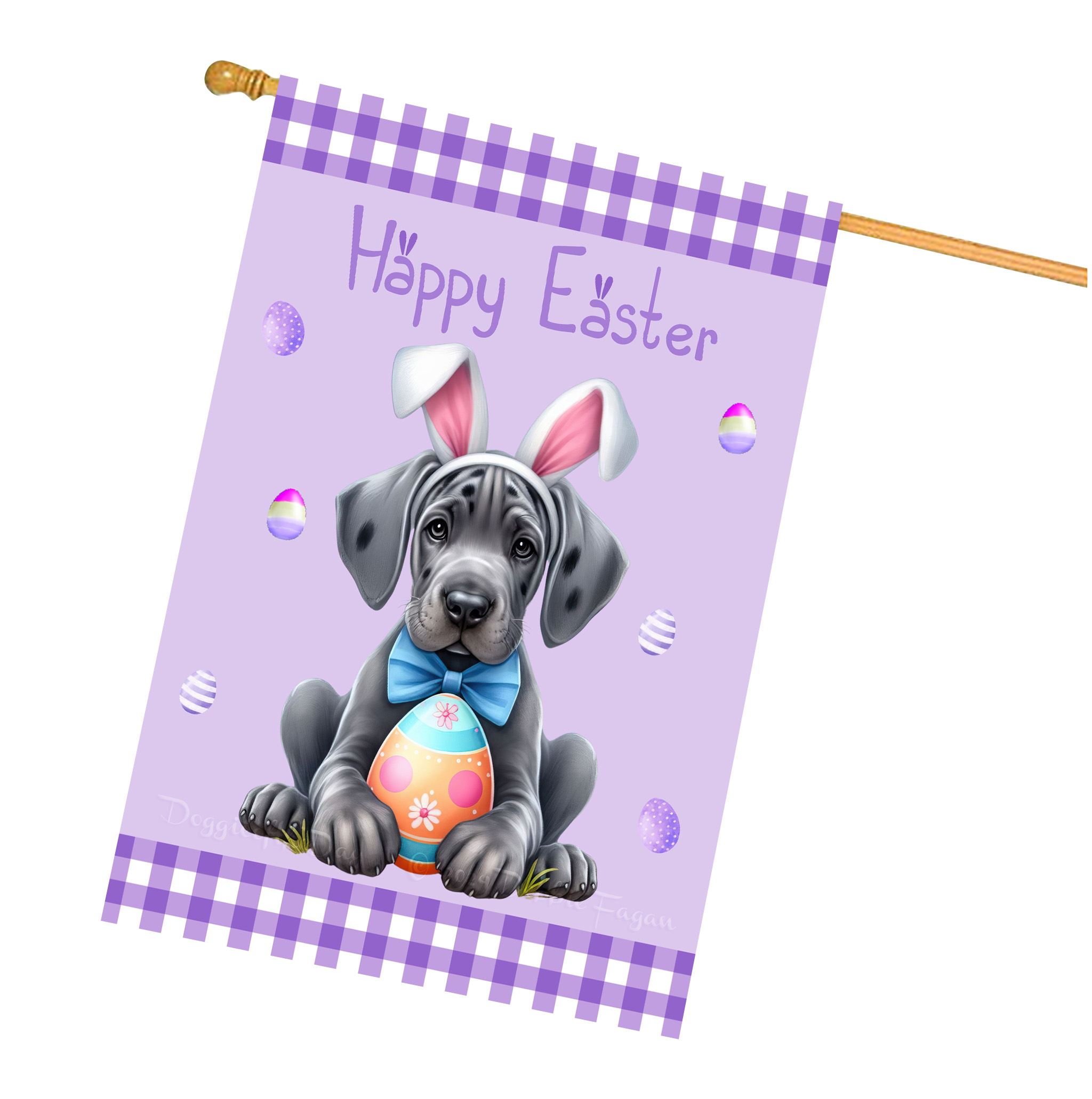 Ostern Hundehaus Flagge doppelseitig 28""x40"" viele Designs neu mit Etikett - Bild 21 von 32