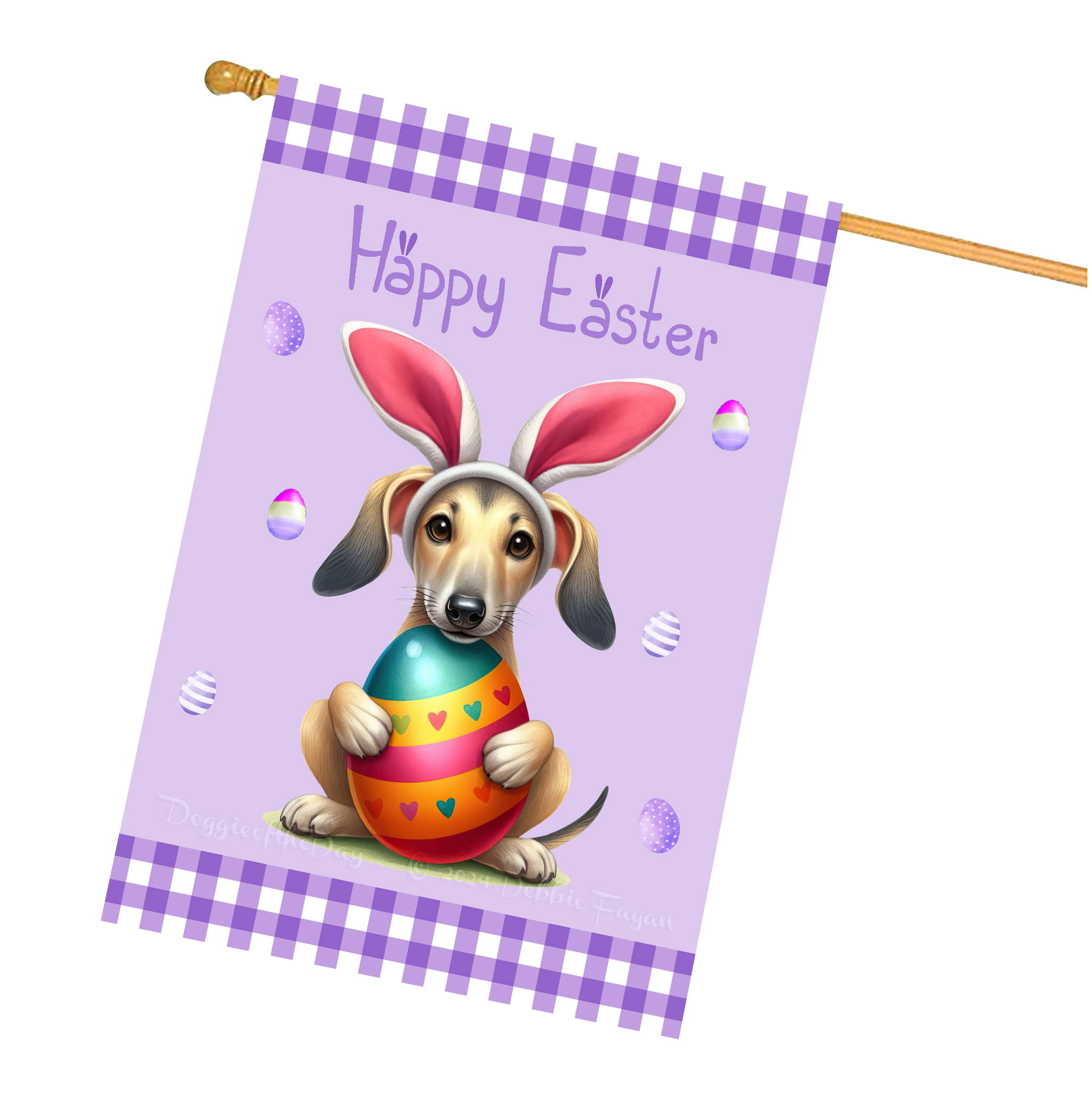Ostern Hundehaus Flagge doppelseitig 28""x40"" viele Designs neu mit Etikett - Bild 22 von 32