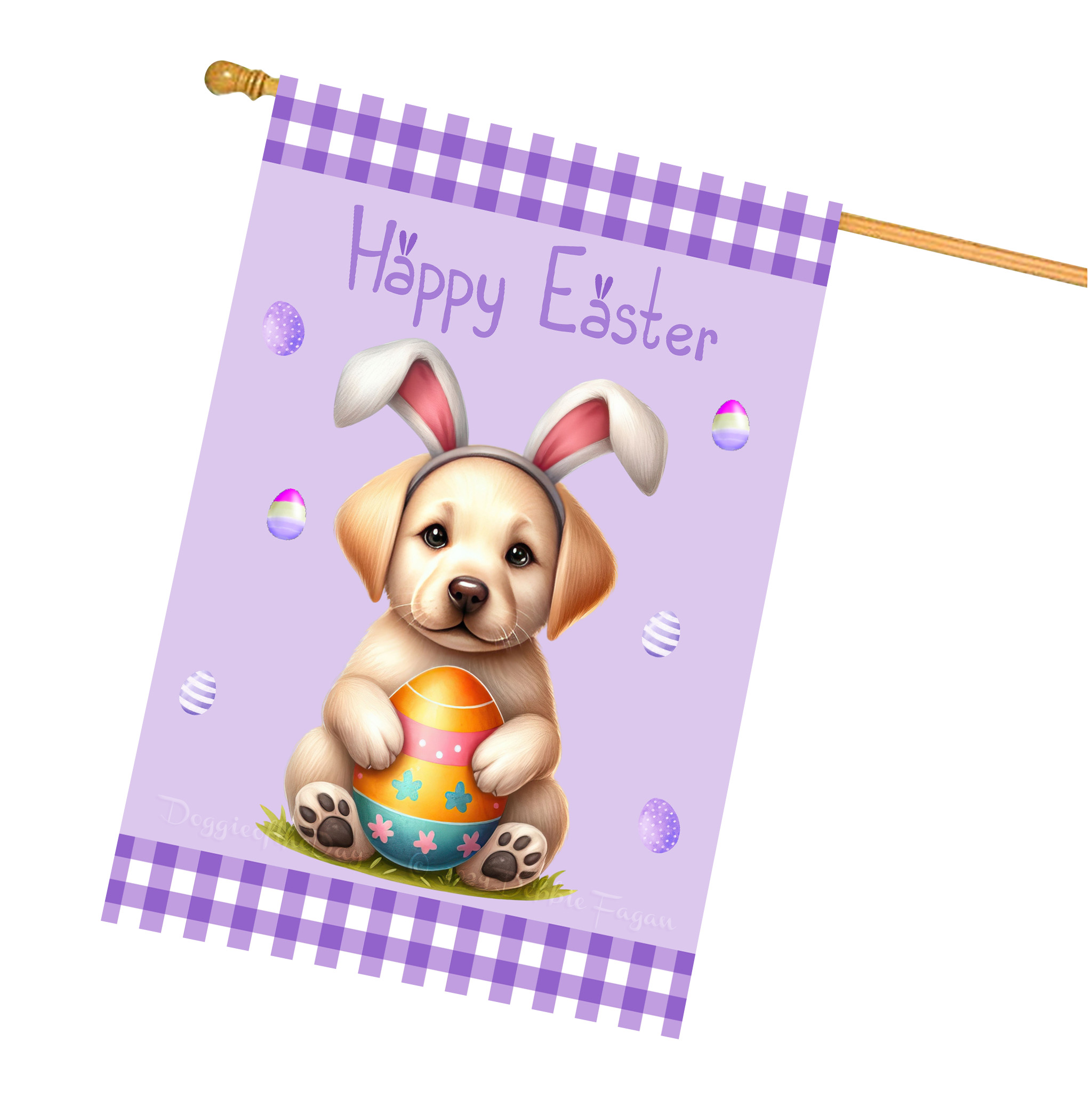 Ostern Hundehaus Flagge doppelseitig 28""x40"" viele Designs neu mit Etikett - Bild 23 von 32