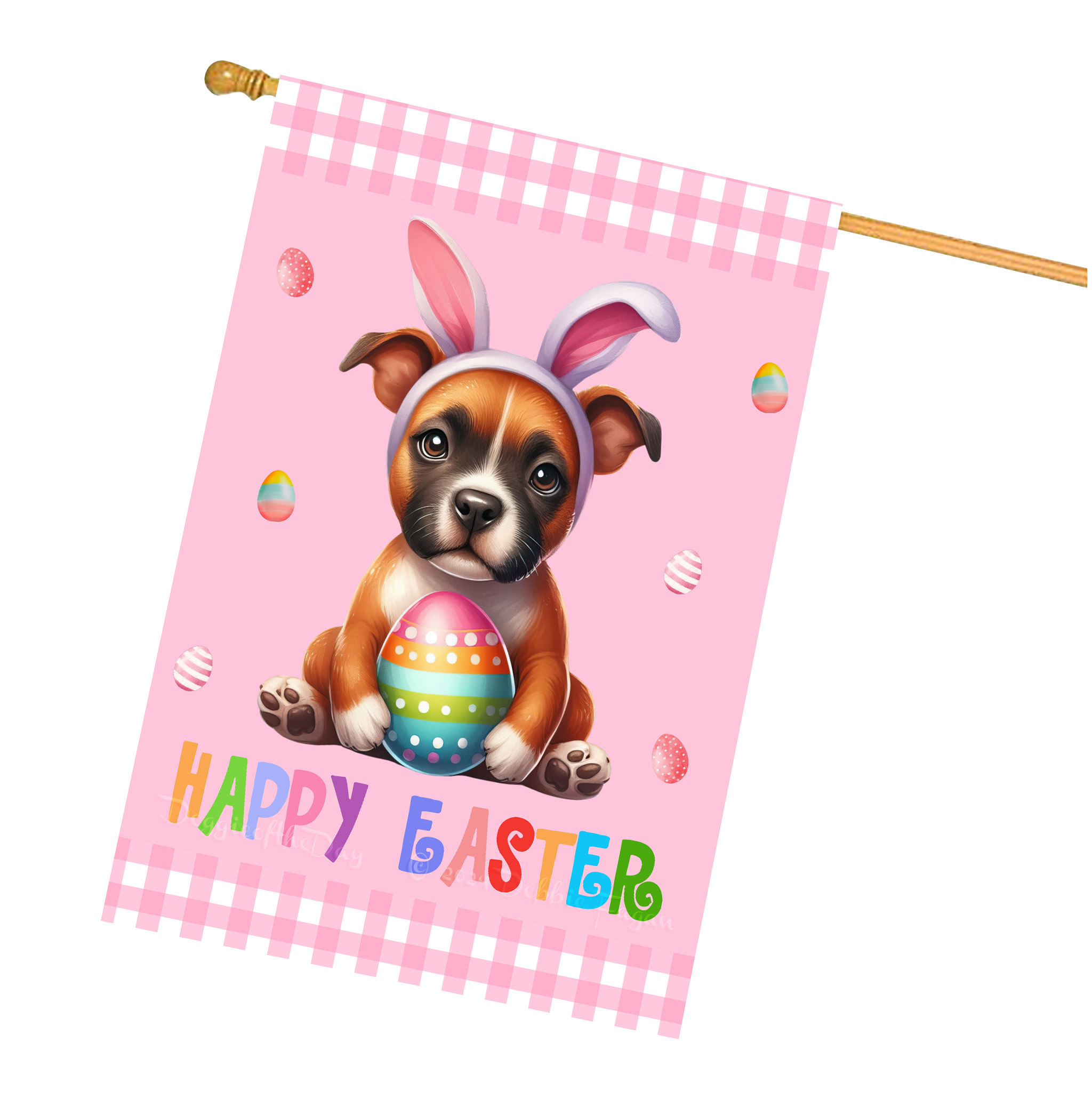 Ostern Hundehaus Flagge doppelseitig 28""x40"" viele Designs neu mit Etikett - Bild 31 von 32