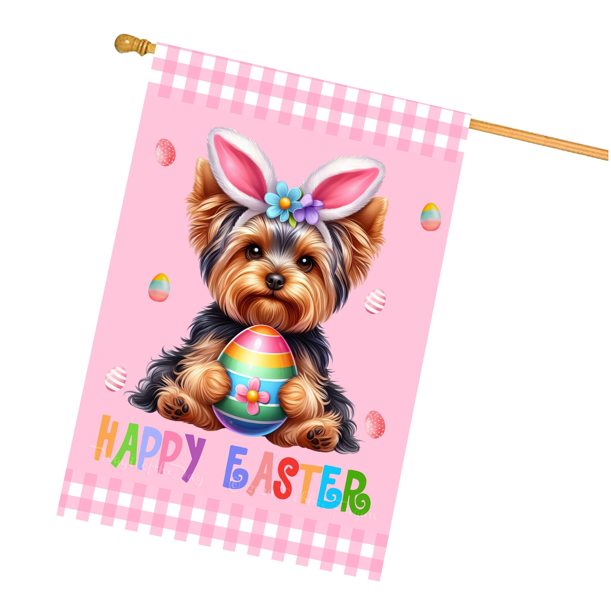 Ostern Hundehaus Flagge doppelseitig 28""x40"" viele Designs neu mit Etikett - Bild 32 von 32