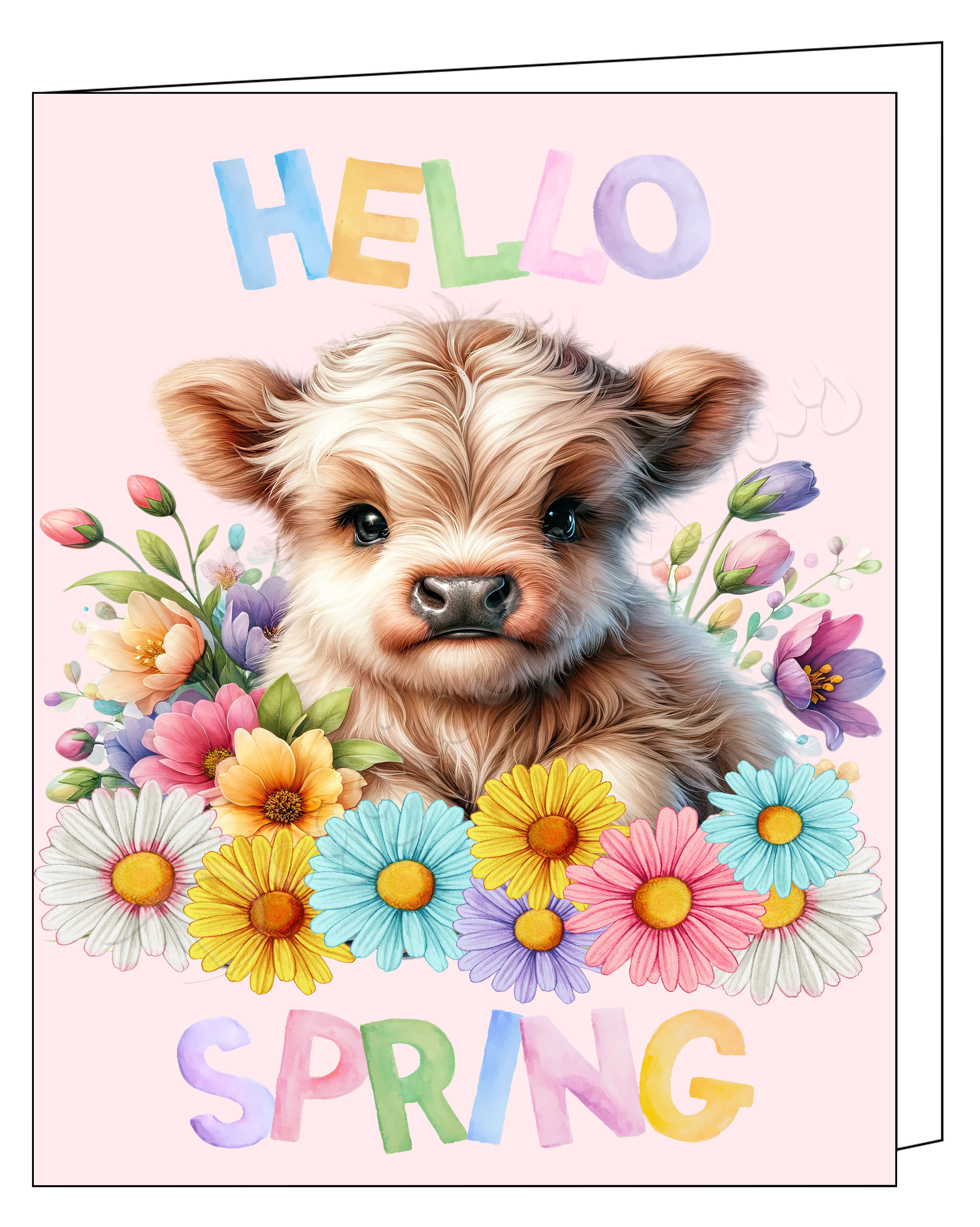 Hello Spring Greeting Cards and Note Cards Floral Design with Envelopes NWT