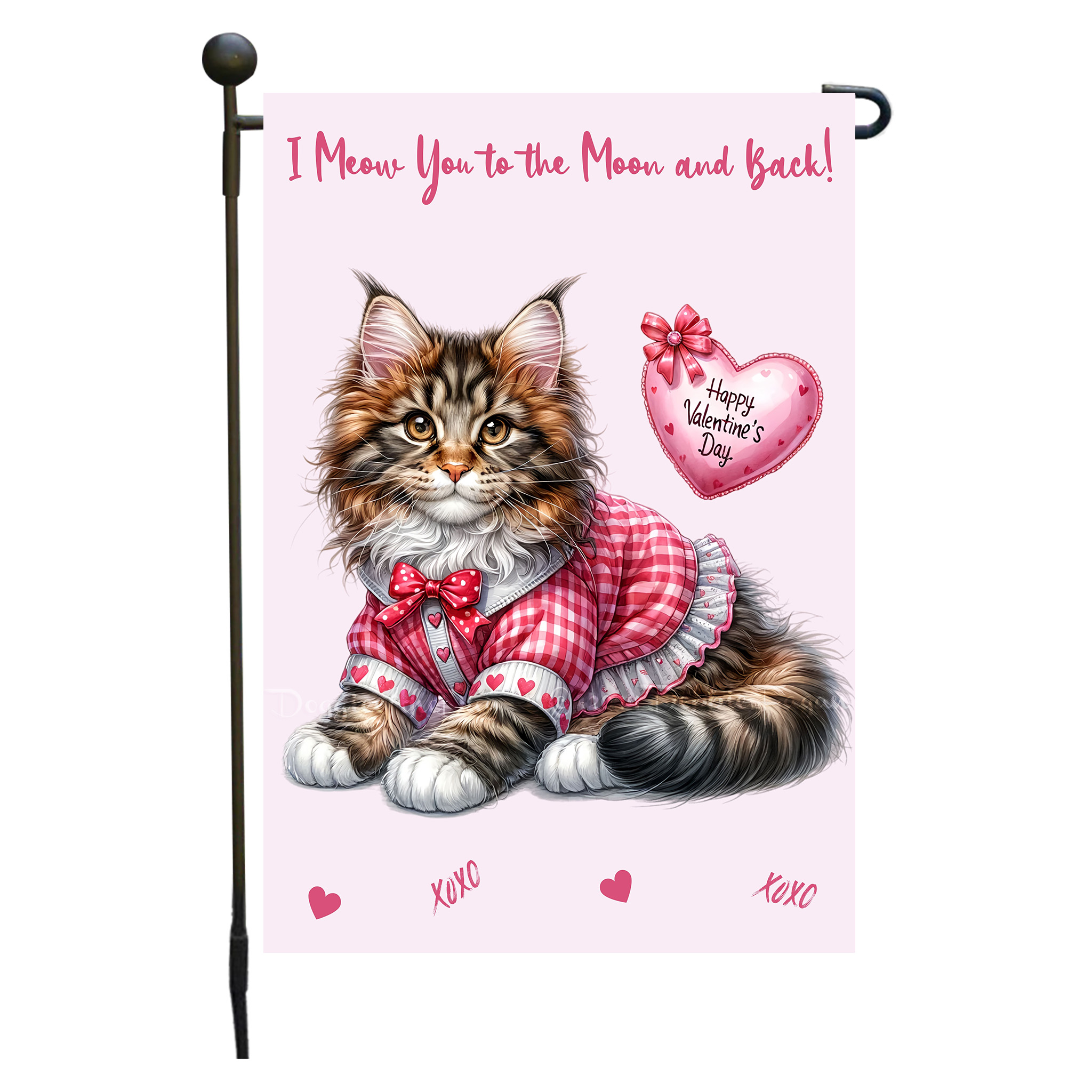 Flagge Valentinstag Katze Garten personalisiert doppelseitig NEU - Bild 49 von 103