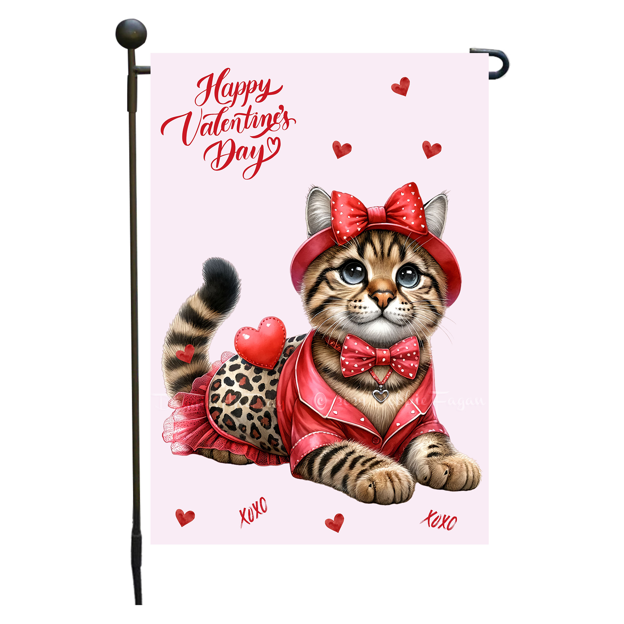 Flagge Valentinstag Katze Garten personalisiert doppelseitig NEU - Bild 18 von 103