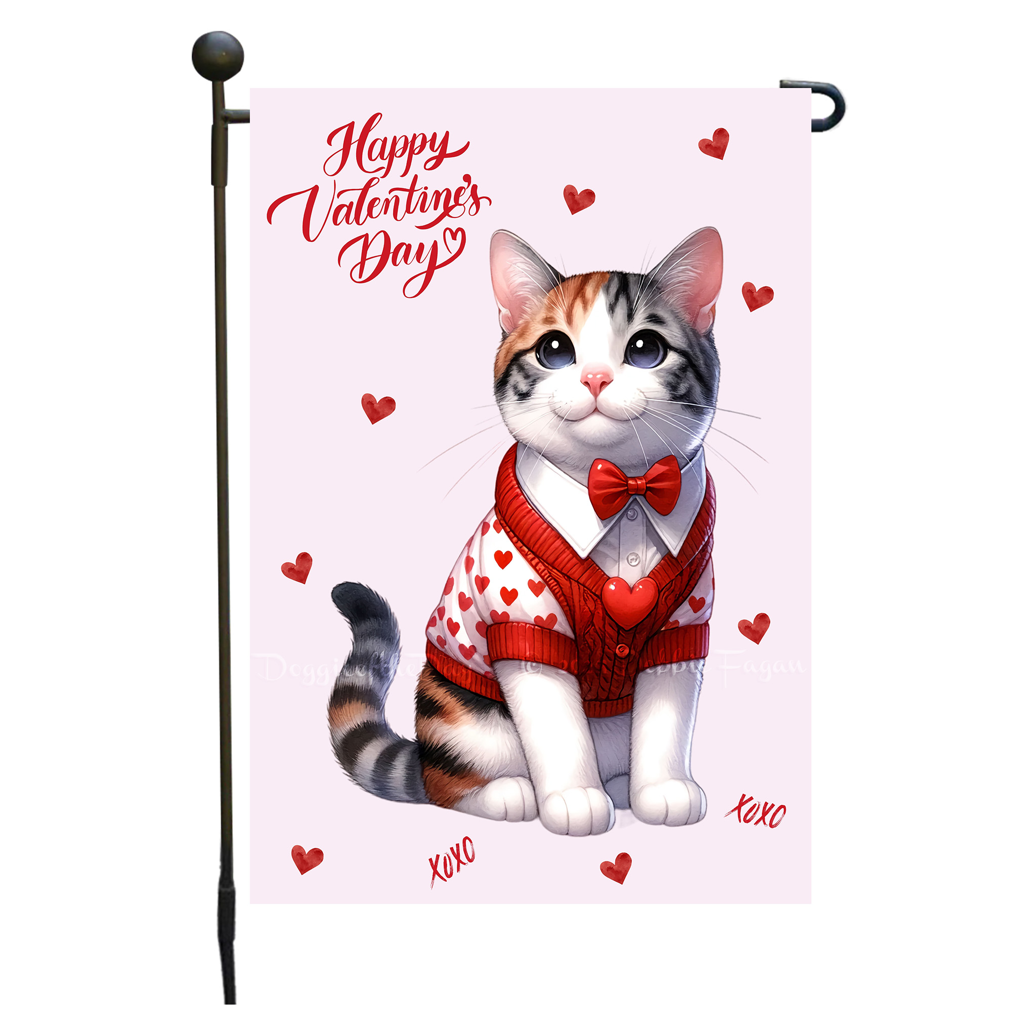 Flagge Valentinstag Katze Garten personalisiert doppelseitig NEU - Bild 39 von 103