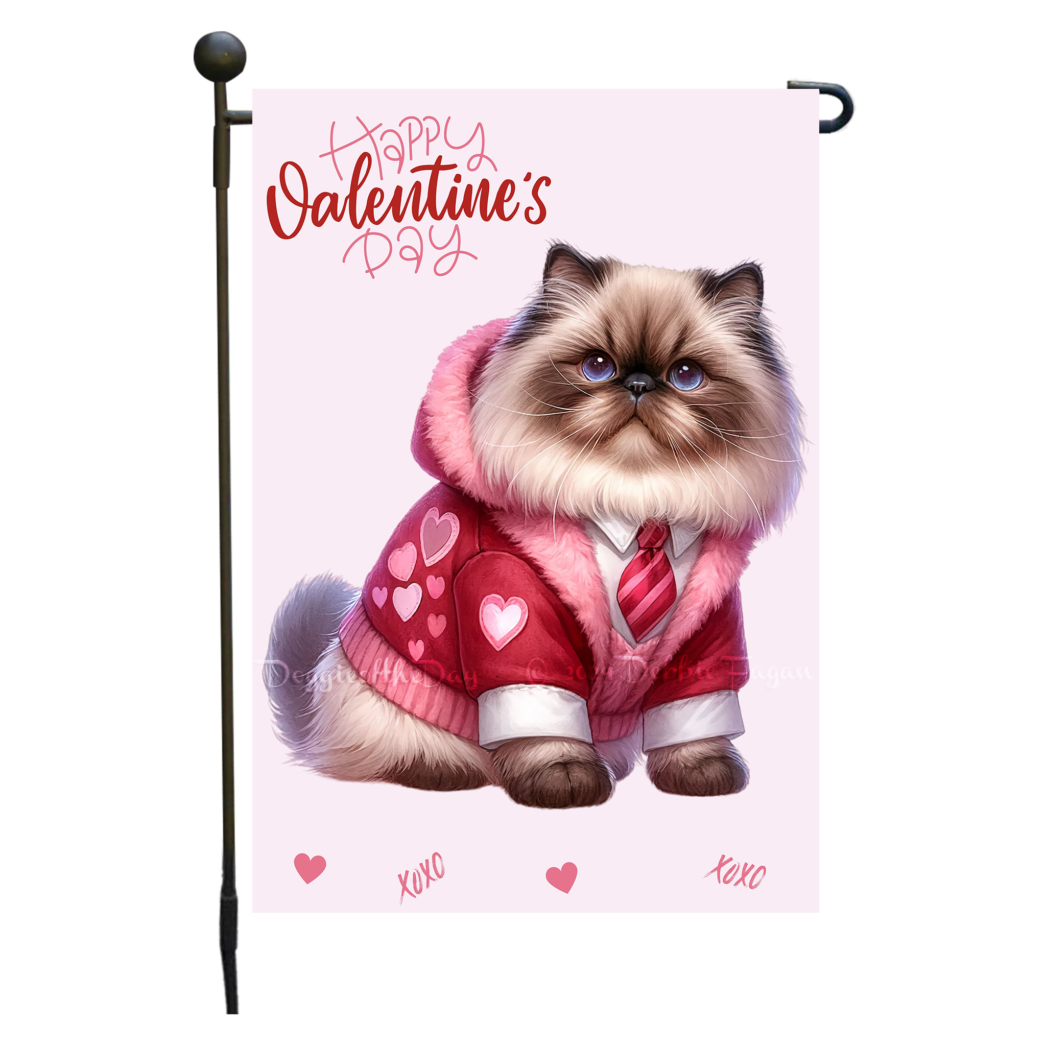 Flagge Valentinstag Katze Garten personalisiert doppelseitig NEU - Bild 77 von 103