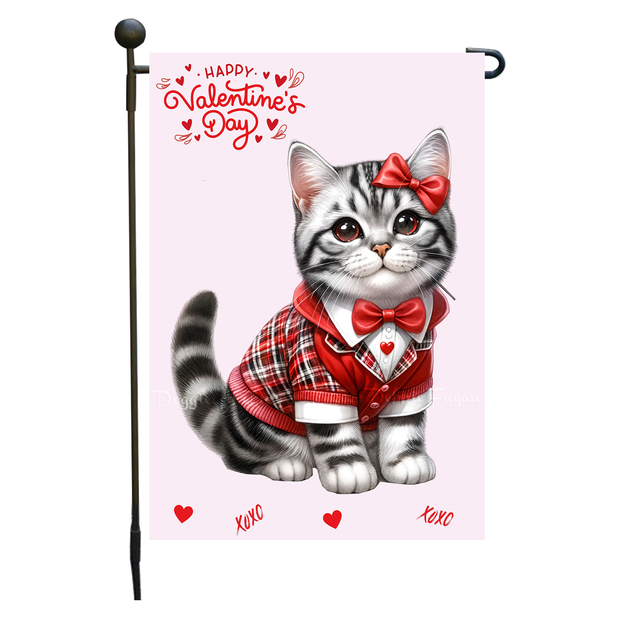 Flagge Valentinstag Katze Garten personalisiert doppelseitig NEU - Bild 15 von 103