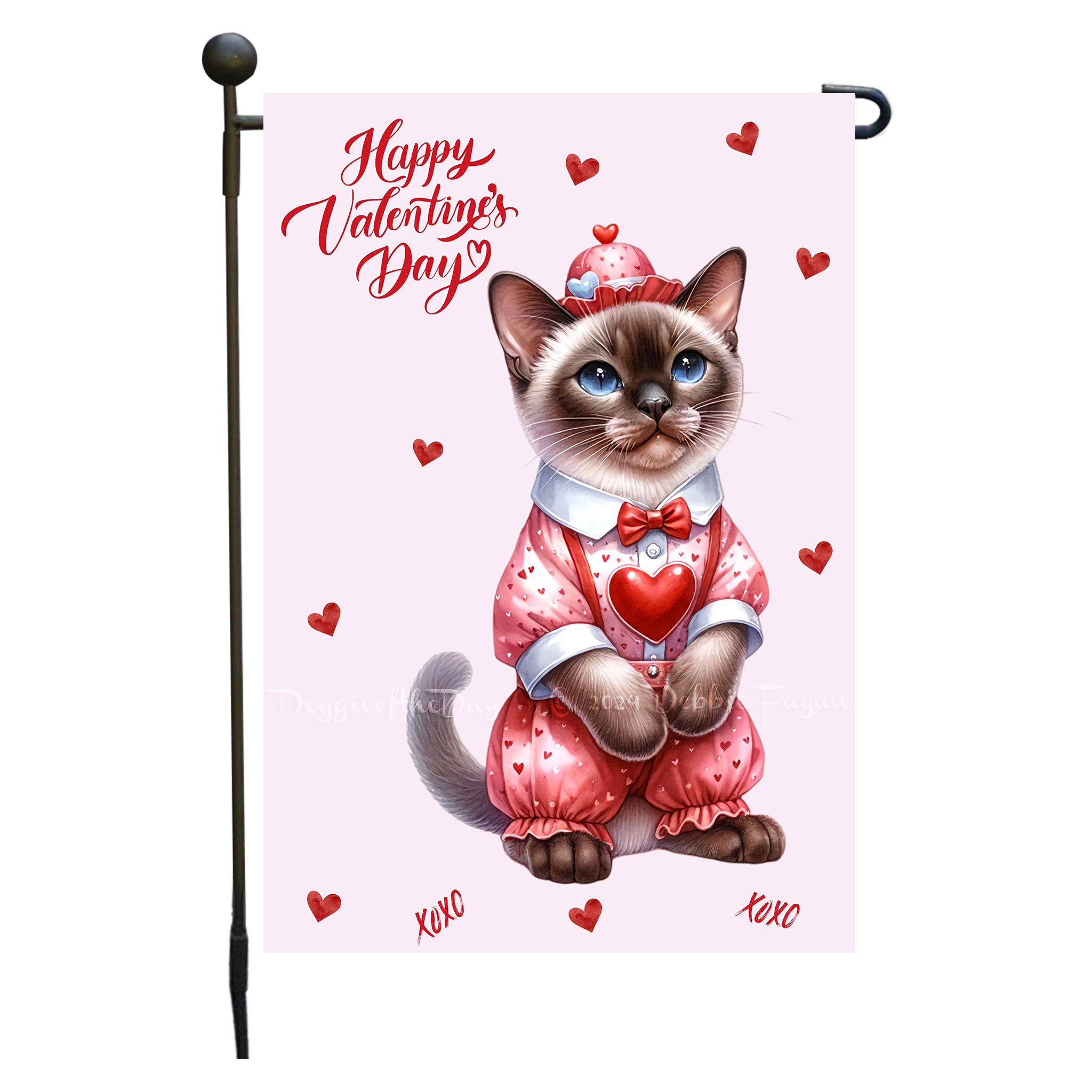 Flagge Valentinstag Katze Garten personalisiert doppelseitig NEU - Bild 29 von 103